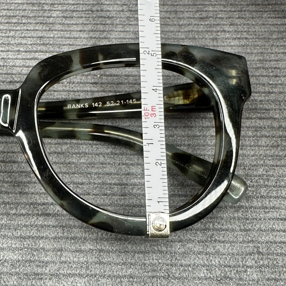 Warby Parker Banks 142 Eyeglasses Frames Sea Glass Tortoise Cat‎ Eye 52-21-145